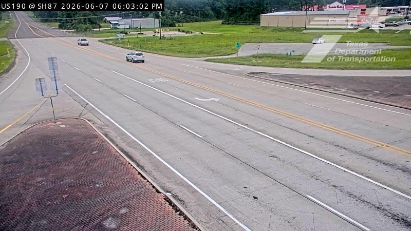 Live snapshot from BMT - SH-87 @ US-190 - Newton - EB Traffic