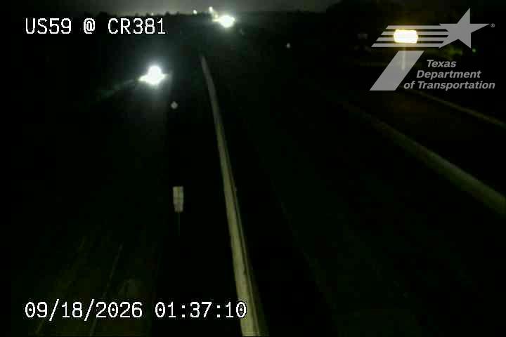 Live snapshot from BMT - US-59 @ CR 381