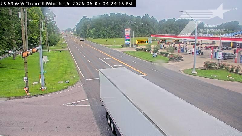 Live snapshot from BMT - US-69 @ Wheeler - Lumberton - SB Traffic