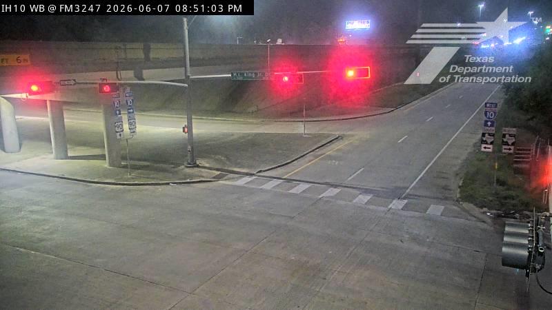 Live snapshot from IH10 @ FM3247 (Diamond) WB - Orange