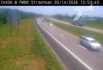 Live snapshot from IH45@FM80 Streetman