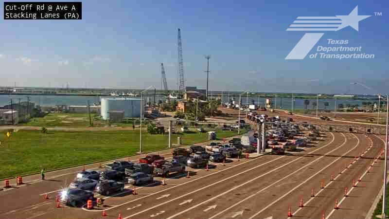Live snapshot from Ferry Stacking Lanes