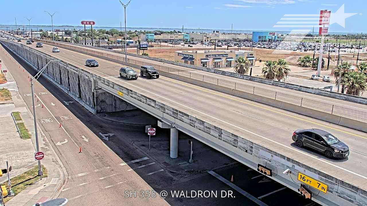 Live snapshot from SH358 @ Waldron Dr.