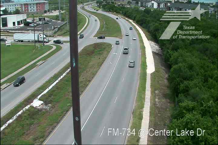 Live snapshot from FM-734 @ Center Lake Dr