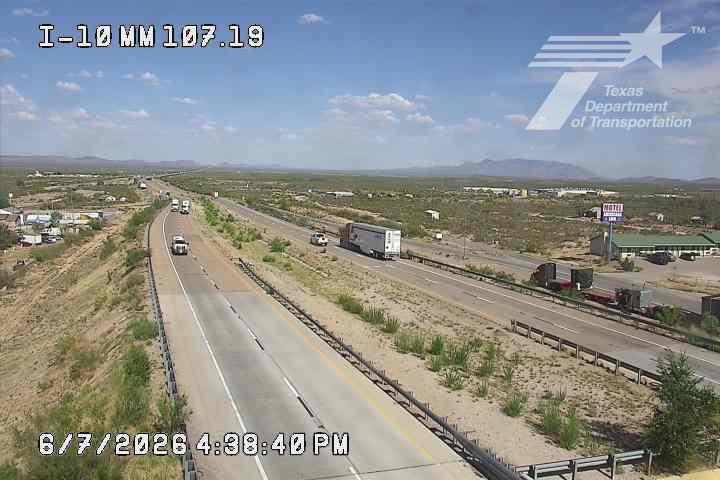 Live snapshot from IH-10 @ MM 107.19