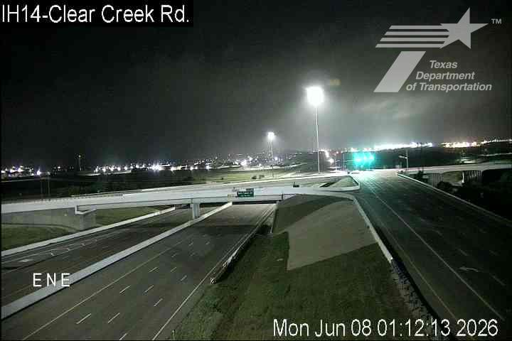 Live snapshot from I14@Clear Creek Rd - Coppers Cove