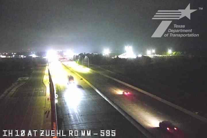 Live snapshot from IH 10 at Zuehl Rd (MM 595)
