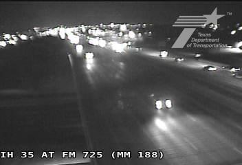 Live snapshot from IH 35 at FM 725 (MM 188)