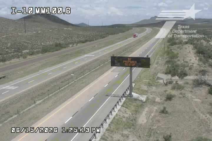 Live snapshot from IH-10 @ MM 100.6
