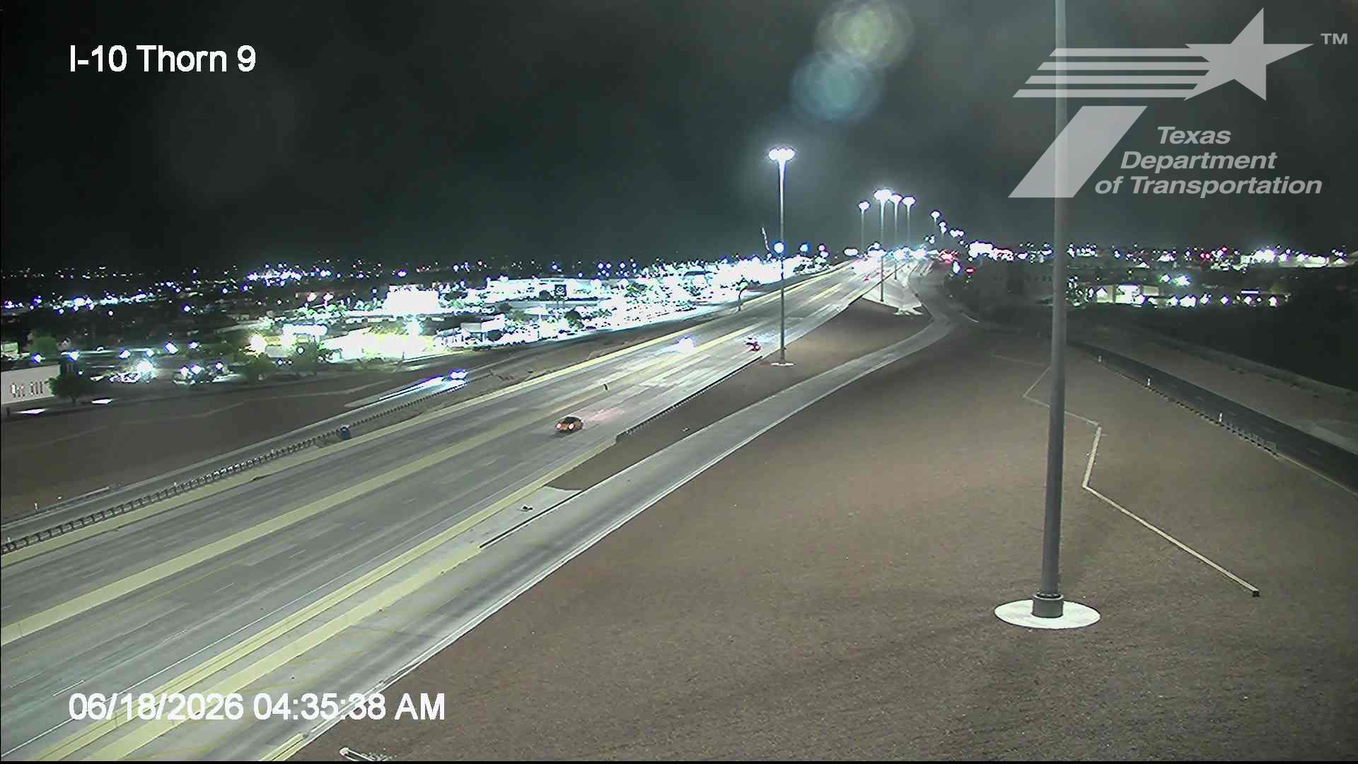 Live snapshot from IH-10 @ Thorn