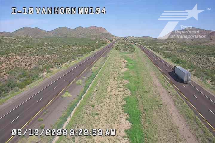 Live snapshot from IH-10 @ Van Horn MM 134