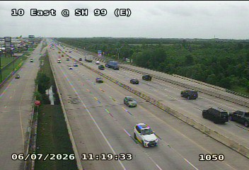 Live snapshot from IH-10 East @ SH 99 (E)