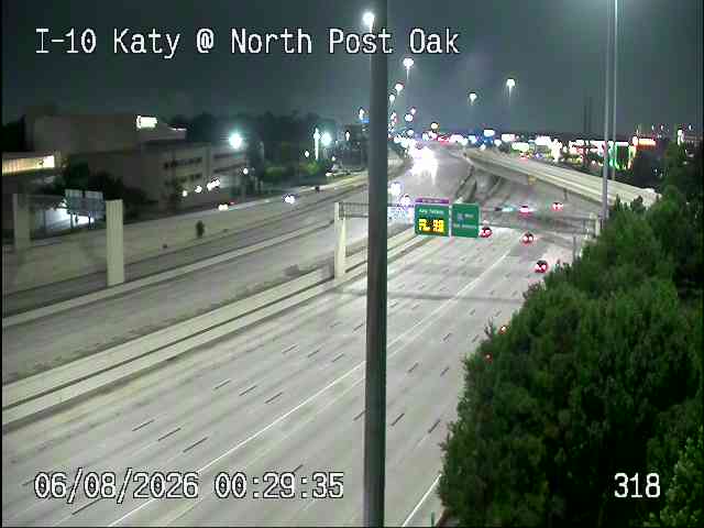 Live snapshot from IH-10 Katy @ North Post Oak