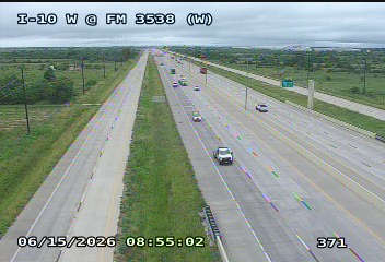 Live snapshot from IH-10 West @ FM 3538 ( W )