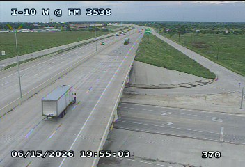 Live snapshot from IH-10 West @ FM 3538