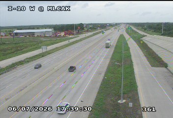 Live snapshot from IH-10 West @ Mlcak