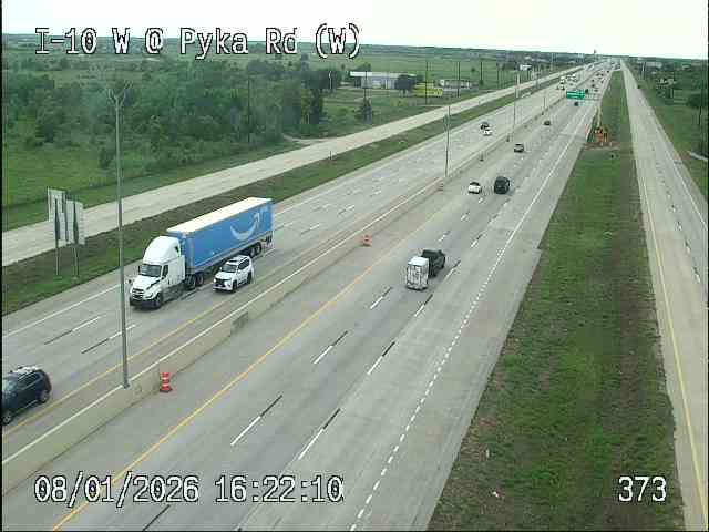 Live snapshot from IH-10 West @ Pyka Rd (W)