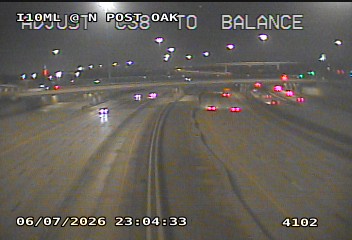 Live snapshot from IH-10ML @ N Post Oak