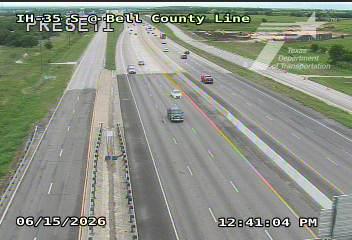 Live snapshot from IH-35 @ Bell County Line