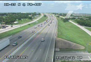 Live snapshot from IH-35 @ FM-487