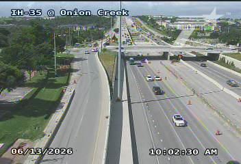 Live snapshot from IH-35 @ Onion Creek