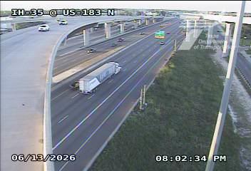 Live snapshot from IH-35 @ US-183 N