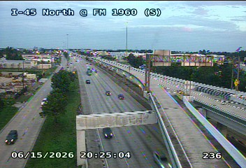 Live snapshot from IH-45 North @ FM 1960 (S)