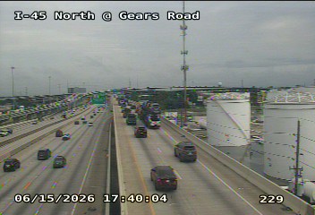 Live snapshot from IH-45 North @ Gears Road