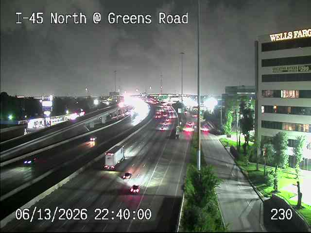 Live snapshot from IH-45 North @ Greens Road