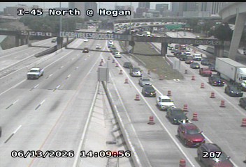 Live snapshot from IH-45 North @ Hogan