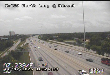 Live snapshot from IH-610 North Loop @ Hirsch