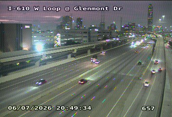 Live snapshot from IH-610 West @ Glenmont Dr
