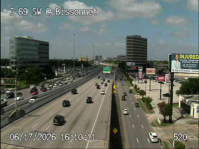 Live snapshot from IH-69 Southwest @ Bissonnet