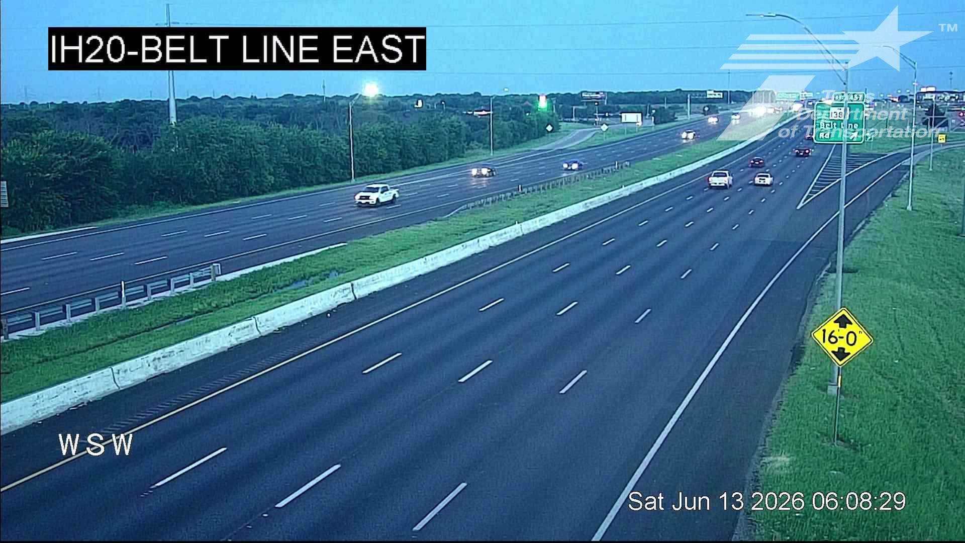 Live snapshot from IH20 @ Belt Line East