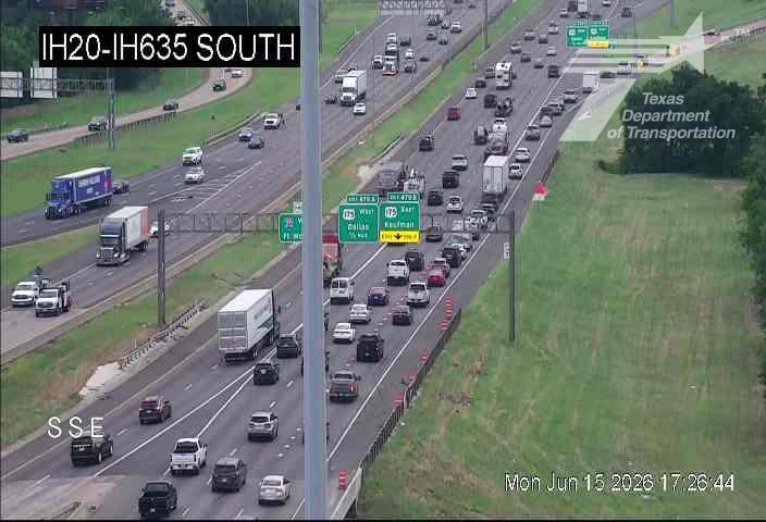 Live snapshot from IH20 @ IH635 South