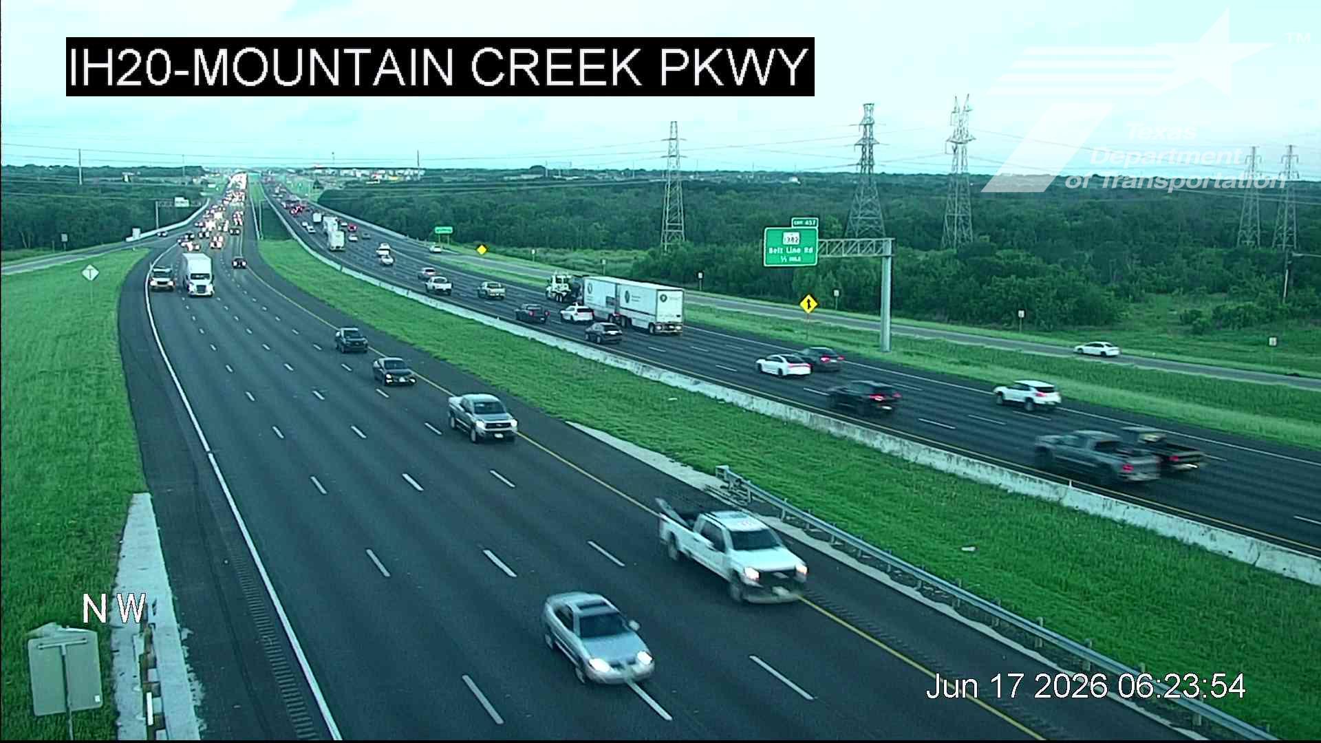 Live snapshot from IH20 @ Mountain Creek Pkwy