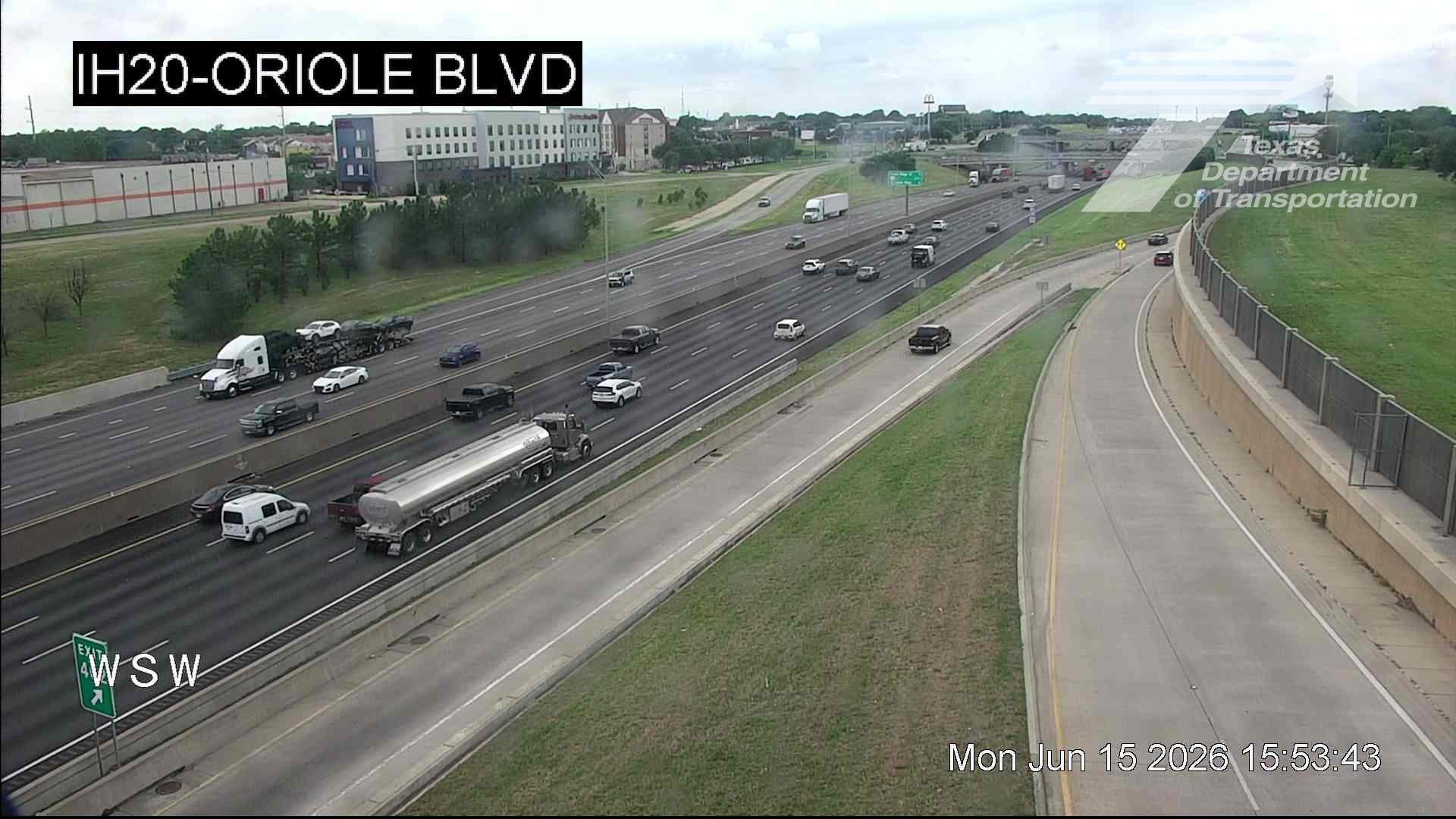 Live snapshot from IH20 @ Oriole Blvd