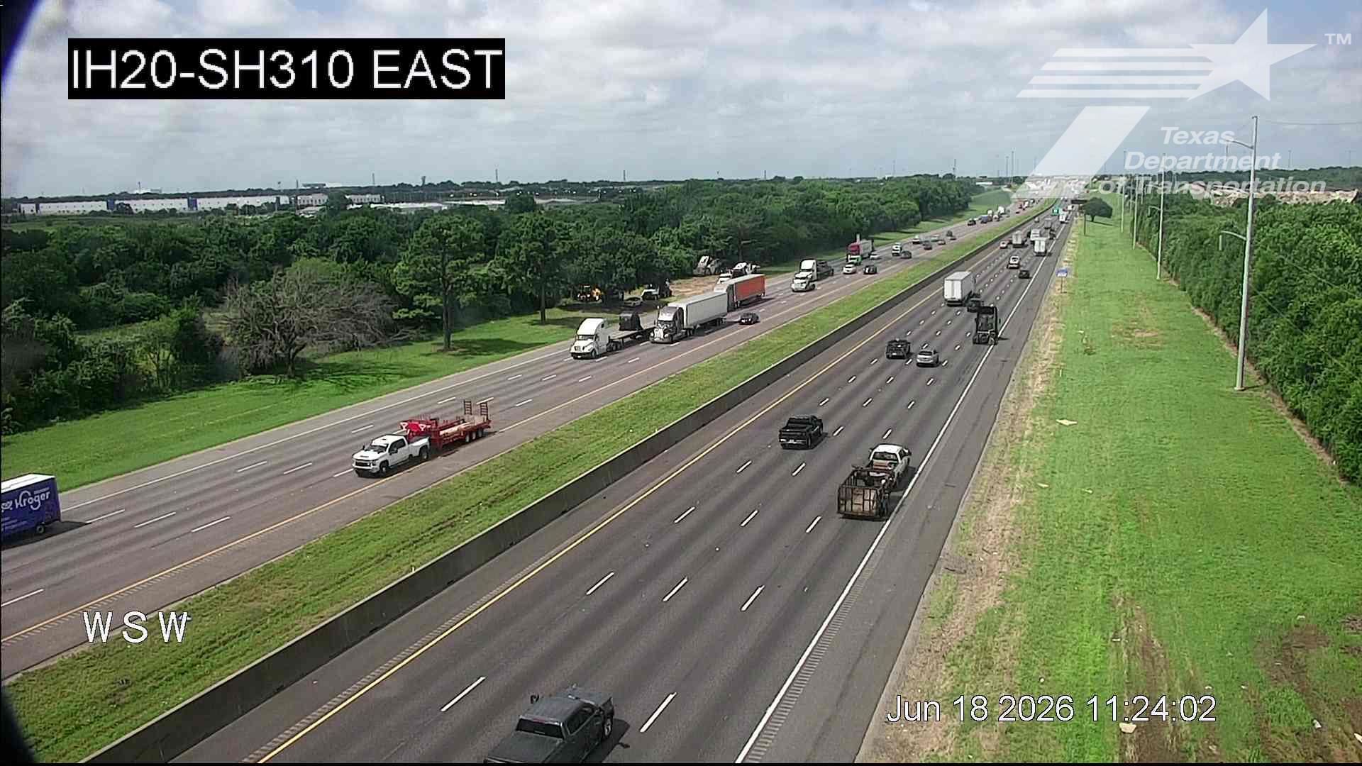 Live snapshot from IH20 @ SH310 East