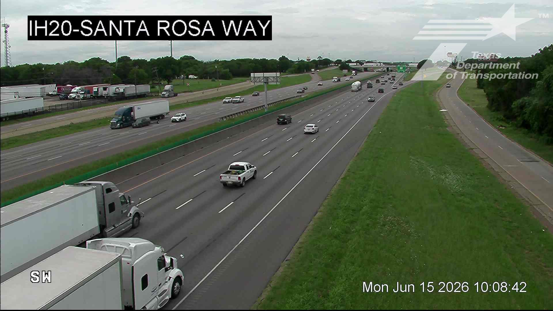 Live snapshot from IH20 @ Santa Rosa Way