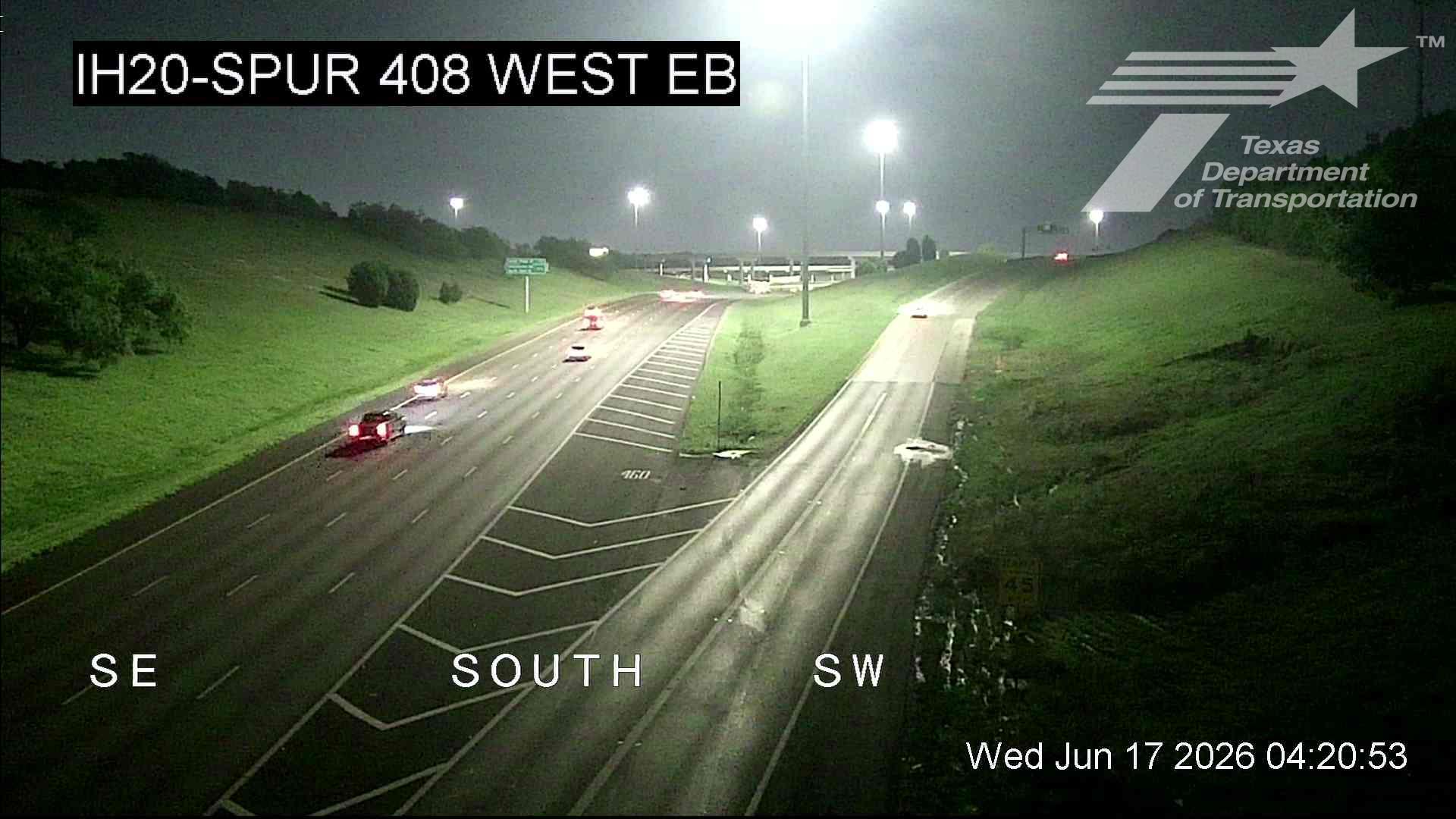 Live snapshot from IH20 @ Spur 408 West WB