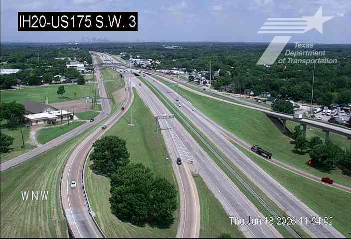 Live snapshot from IH20 @ US175 S.W. 3