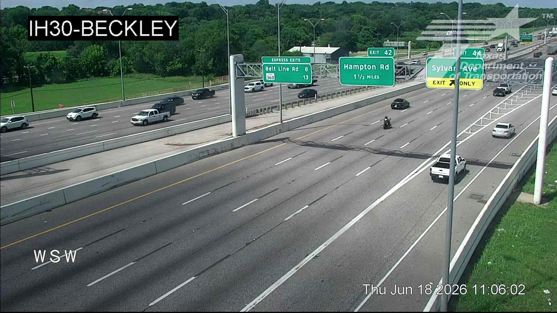 Live snapshot from IH30 @ Beckley