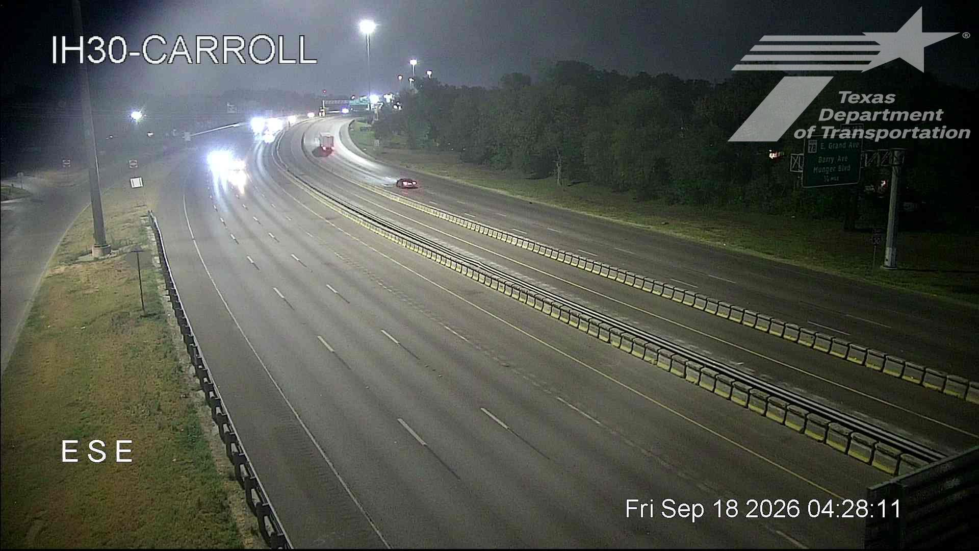 Live snapshot from IH30 @ Carroll