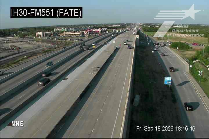 Live snapshot from IH30 @ FM551 (Fate)
