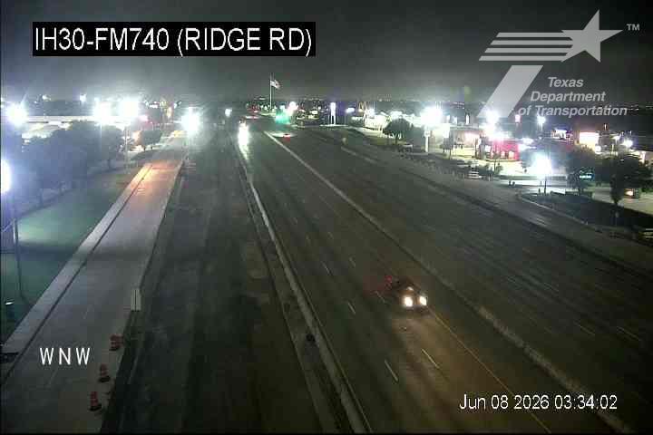 Live snapshot from IH30 @ FM740 (Ridge Rd)