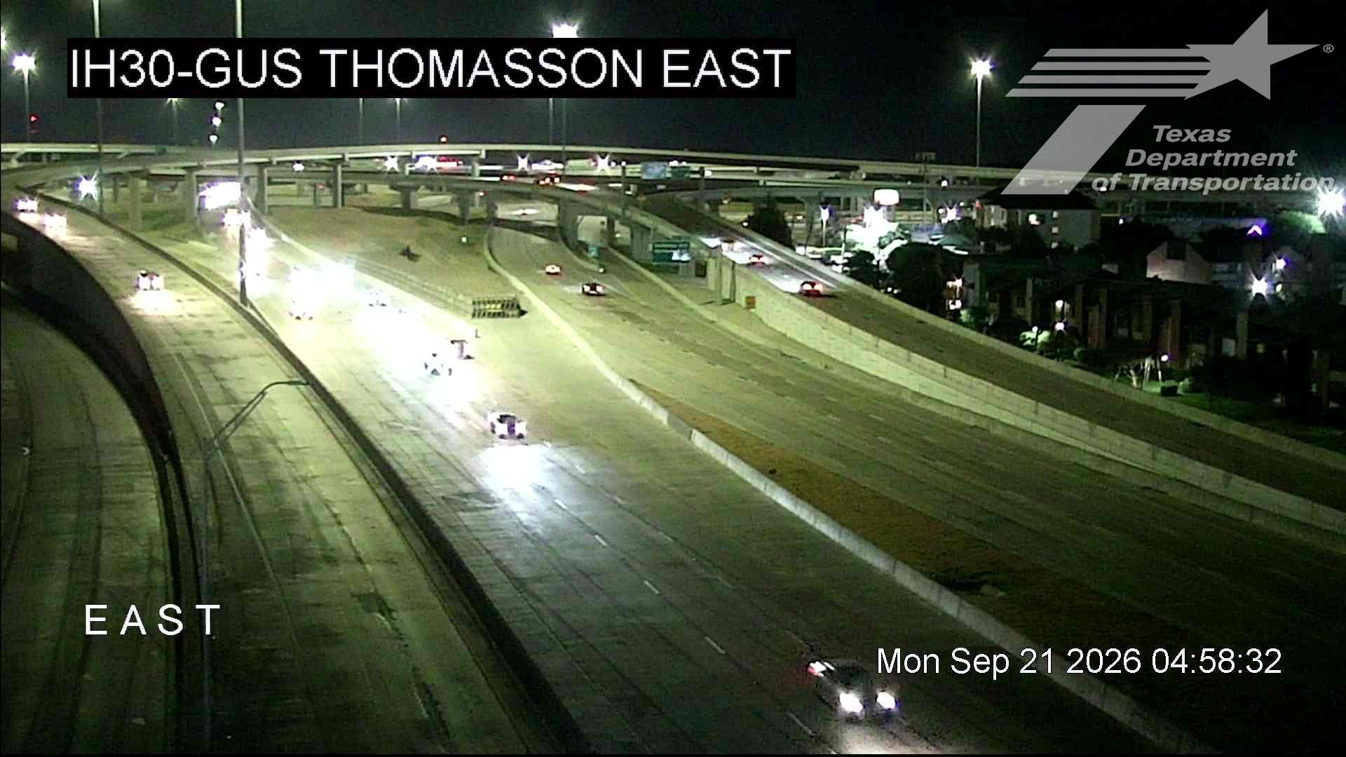 Live snapshot from IH30 @ Gus Thomasson East