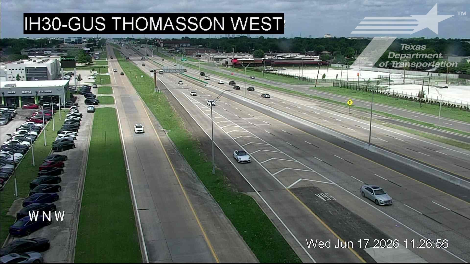Live snapshot from IH30 @ Gus Thomasson West
