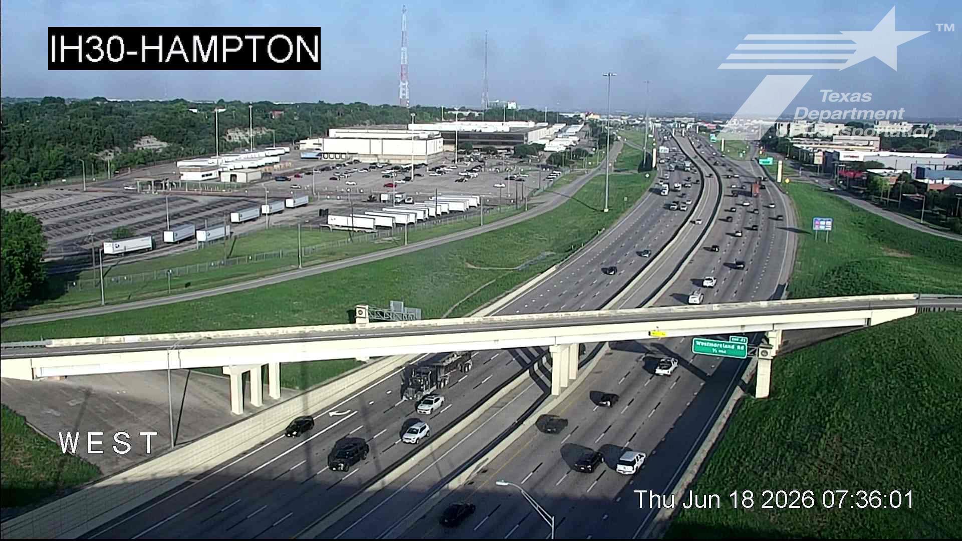 Live snapshot from IH30 @ Hampton