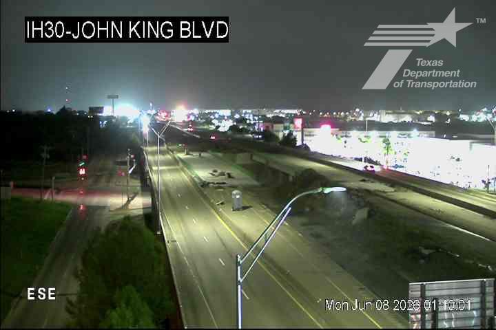 Live snapshot from IH30 @ John King Blvd