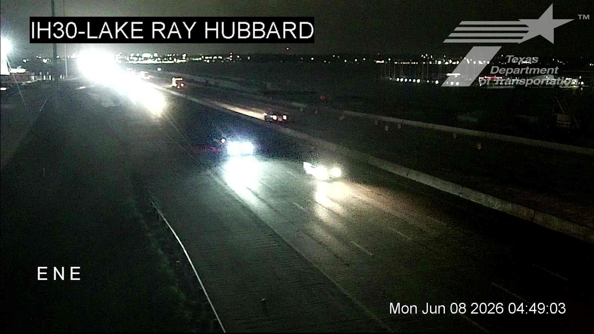 Live snapshot from IH30 @ Lake Ray Hubbard
